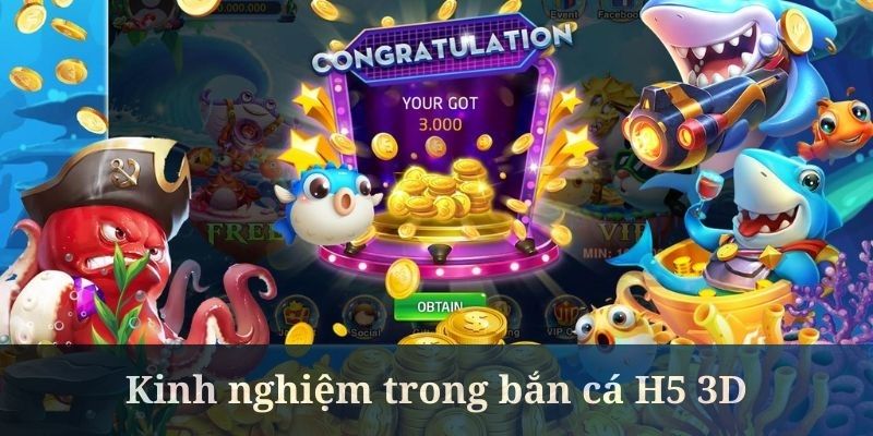 Bắn cá H5 3D cần chú ý đến thời gian trong gam